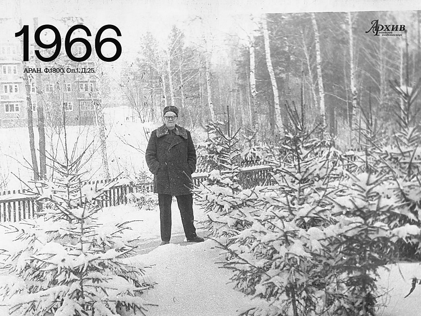 кономист член-корреспондент Герман Пруденский на зимней прогулке